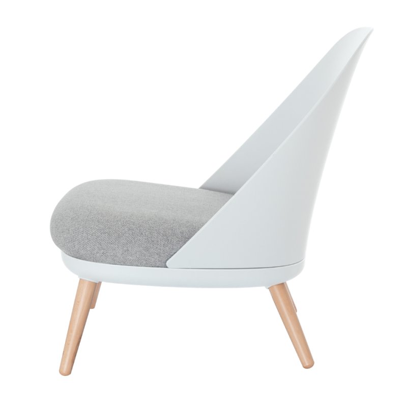 PAPERFLOW chaise visiteur Cocoon, noir, 70×65×75,5 cm